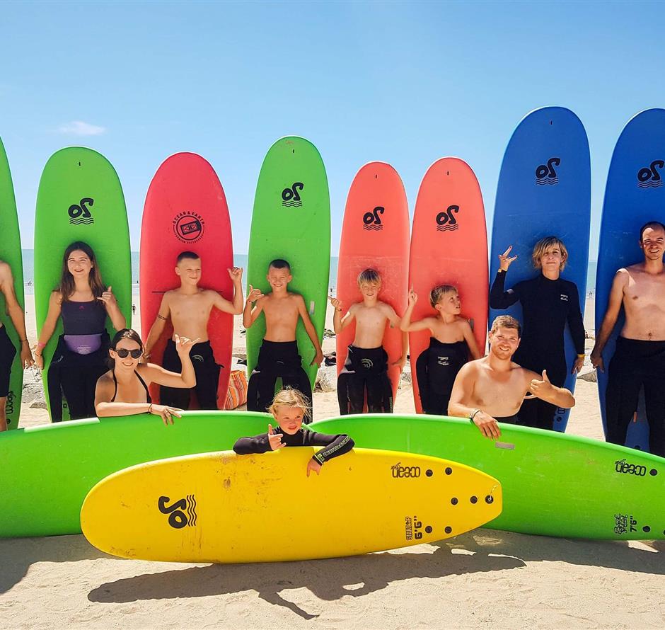 teen club on a surf trip in Saint Hilaire de Riez - CAMPING*** Les Sirènes