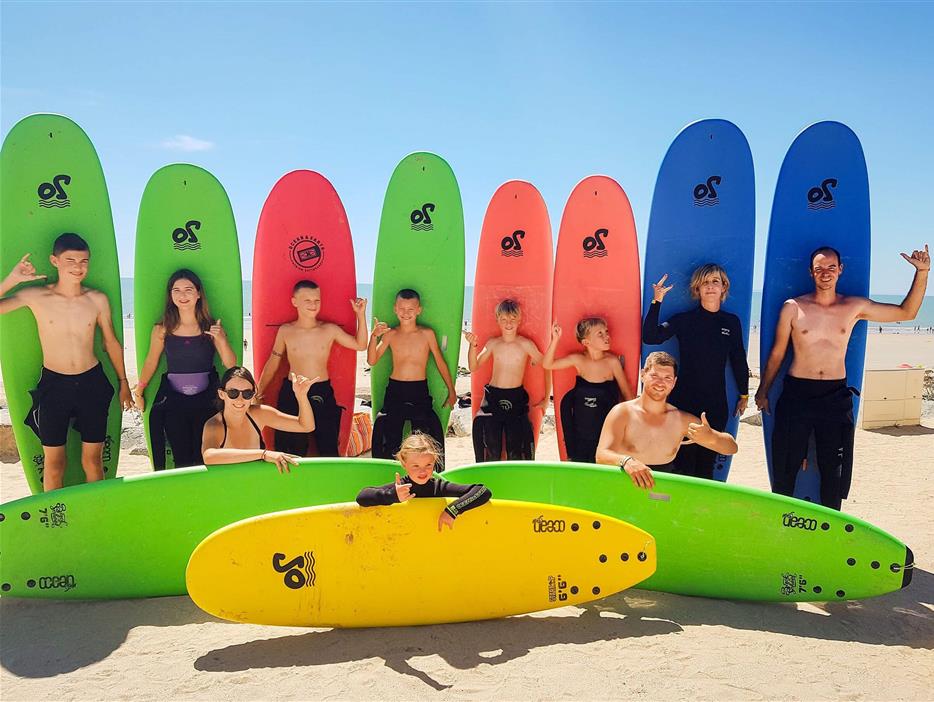 teen club on a surf trip in Saint Hilaire de Riez - CAMPING*** Les Sirènes